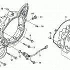 TRX500FA Крышка картера задняя