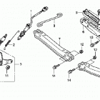 TRX420FA Подножки-педали