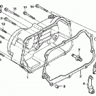 TRX90EX Крышка картера правая
