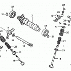 TRX400EX Распредвал -клапана