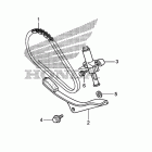 TRX250TE Цепь ГРМ и натяжитель