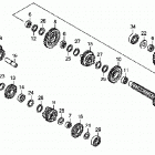 TRX250X Трансмиссия