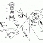 TRX700XX Задний тормозной цилидр