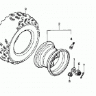 TRX90EX Заднее колесо