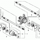 TRX700XX Rear driveshaft