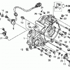 TRX420FPE Крышка картера задняя