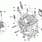 TRX450R Головка цилиндра