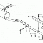 TRX250TE Глушитель