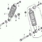 TRX420FA Задний амортизатор