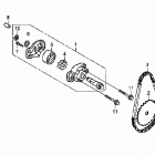 TRX250X Масляный насос