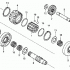 TRX680FGA Задняя передача