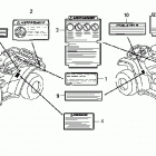 TRX500FA Наклейки