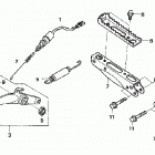 TRX680FGA Подножки и педали