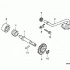 TRX450R Масляный насос