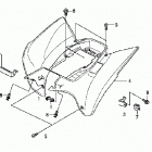 TRX300X Заднее крыло
