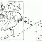 TRX300X Топливный бак