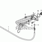 TRX700XX Reverse lever@reverse    cable