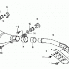 TRX400EX Глушитель