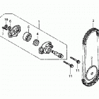TRX250TE Масляный насос