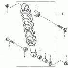 TRX420FPE Задний амортизатор