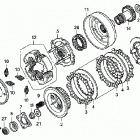 TRX420FPE Сцепление