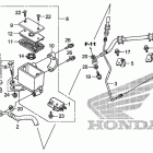 TRX300X Главный тормозной цилиндр -передний
