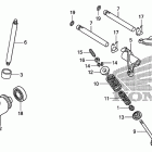 TRX250TE Распределительный вал и клапана