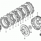 TRX300X Сцепление
