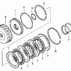 TRX680FGA Сцепление (пониженая)