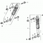 TRX90EX Передние аммортизаторы