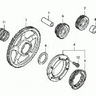 TRX400EX Муфта стартера