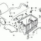 TRX450R Воздухозаборник