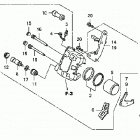 TRX400EX Передний тормозной суппорт