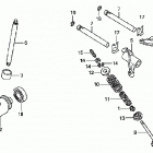 TRX250TE Распредвал -клапана