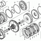 TRX420FA Сцепление