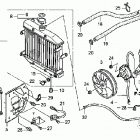 TRX500FA Радиатор