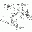 TRX90EX Вилка переключения передач