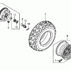TRX250TE Переднее колесо