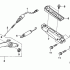 TRX680FGA Подножки и педали