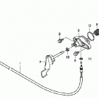 TRX700XX Reverse lever - reverse cable