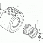 TRX400EX Заднее колесо