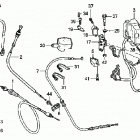 TRX500FA Рычаги ,переключатели ,троса