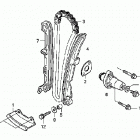 TRX500FA Цепь,натяжитель