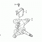 TRX450R Кулак поворотный