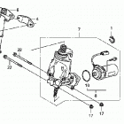 TRX500FPA Steering shaft (power steering) (trx500fpa)
