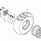 TRX400EX Переднее колесо