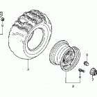 TRX680FGA Заднее колесо