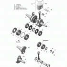 BoonDocker STD 01- Crankshaft And Piston - 800 E-TEC