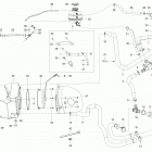Xtrim Commander (2-Stroke) 01- Cooling System - 600 E-TEC
