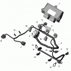Commander STD Жгут проводов двигателя и электронного модуля - 900 асе